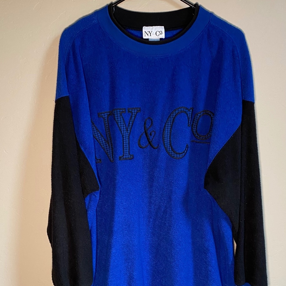 Vintage NY&Co Pullover Royal Blue